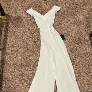 Lulu's White Jumpsuit